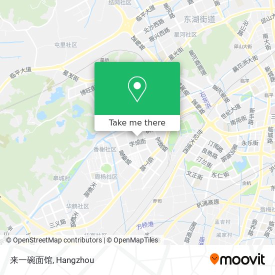 来一碗面馆 map