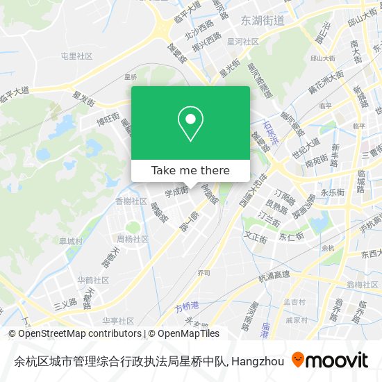 余杭区城市管理综合行政执法局星桥中队 map