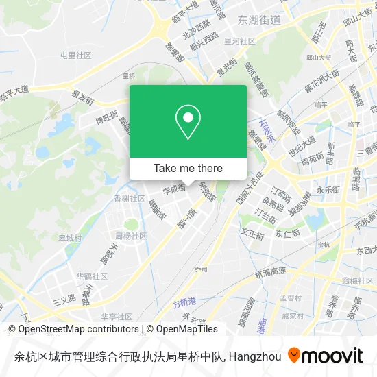 余杭区城市管理综合行政执法局星桥中队 map