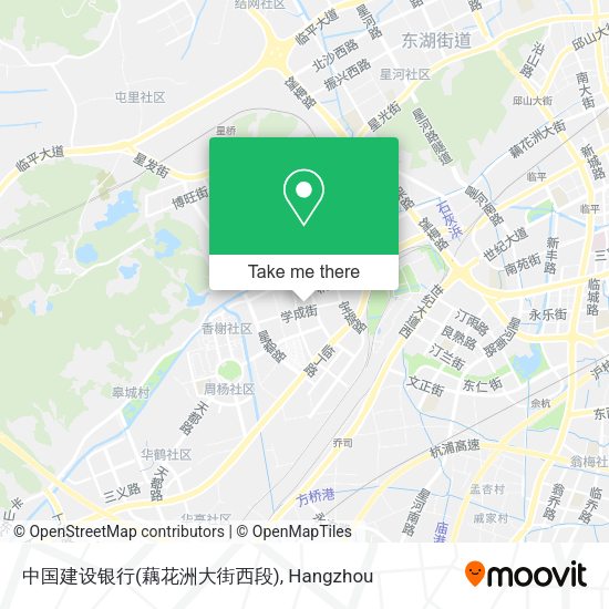 中国建设银行(藕花洲大街西段) map
