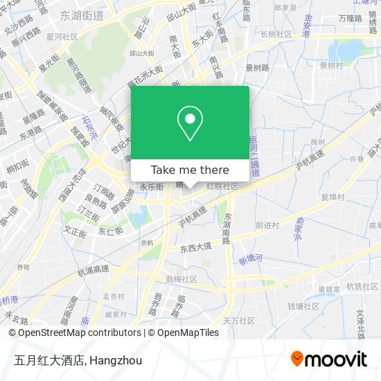 五月红大酒店 map