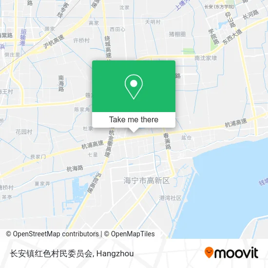 长安镇红色村民委员会 map