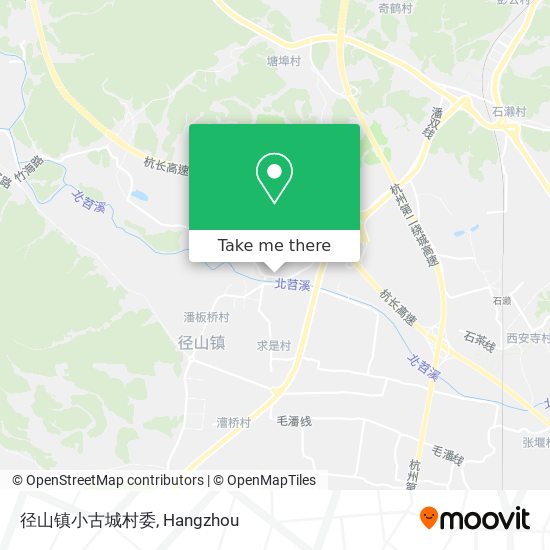 径山镇小古城村委 map