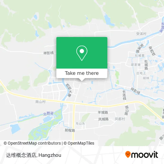 达维概念酒店 map