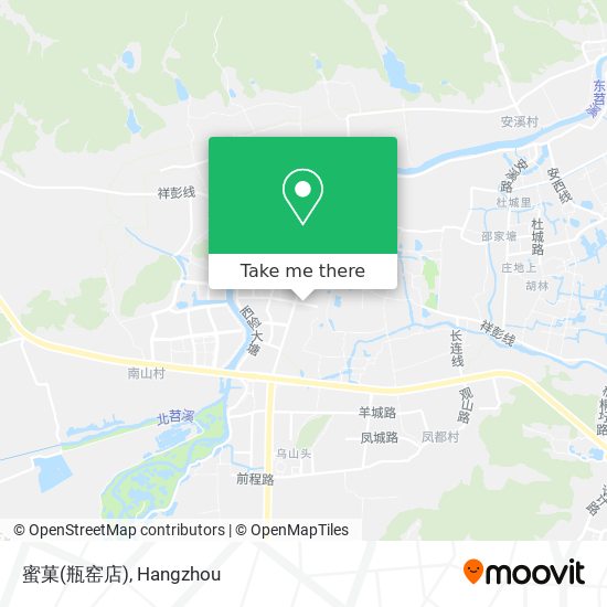 蜜菓(瓶窑店) map