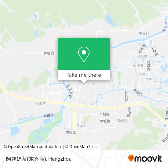 阿姨奶茶(东兴店) map