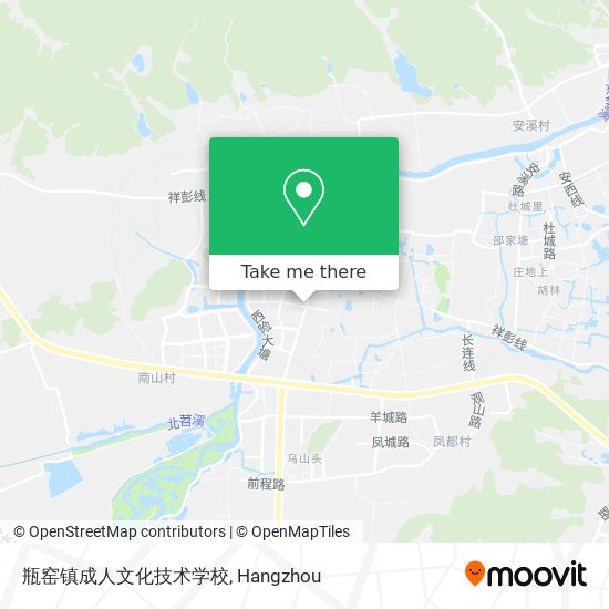瓶窑镇成人文化技术学校 map