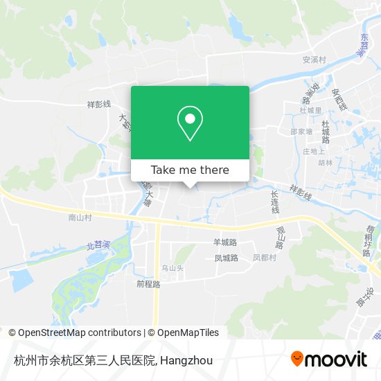 杭州市余杭区第三人民医院 map