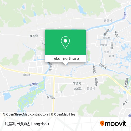 瓶窑时代影城 map