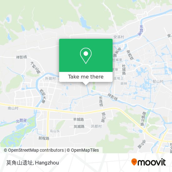 莫角山遗址 map