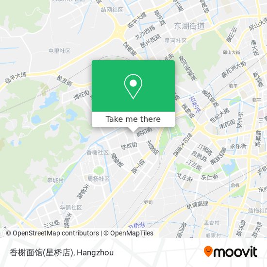 香榭面馆(星桥店) map