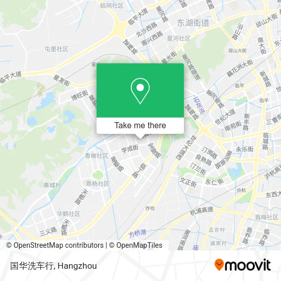 国华洗车行 map