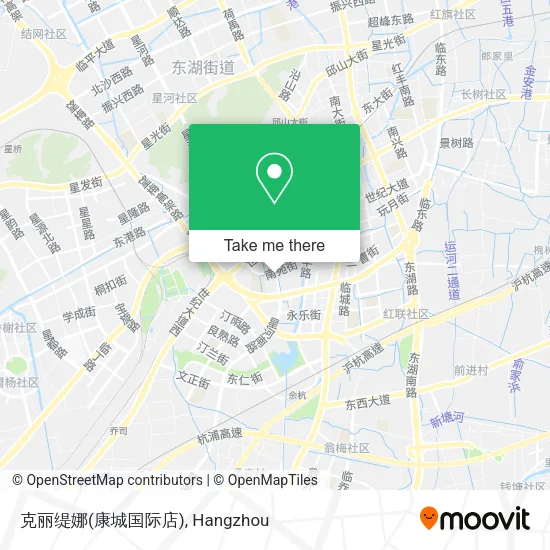 克丽缇娜(康城国际店) map