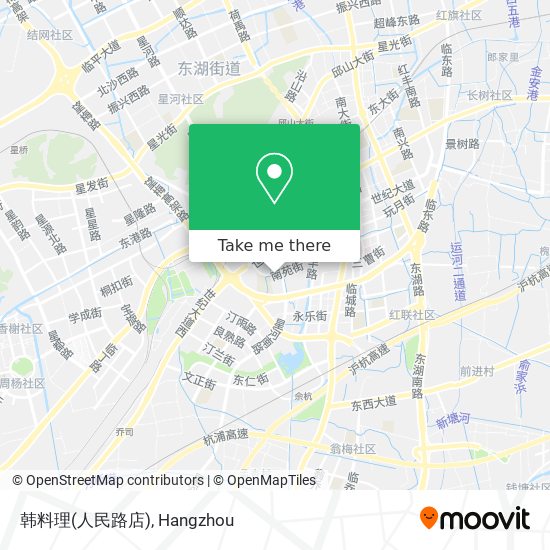 韩料理(人民路店) map
