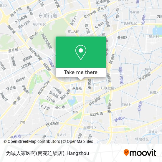 为诚人家医药(南苑连锁店) map