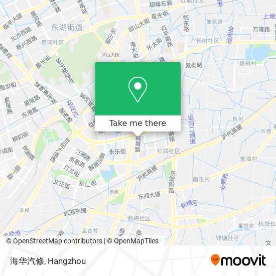 海华汽修 map