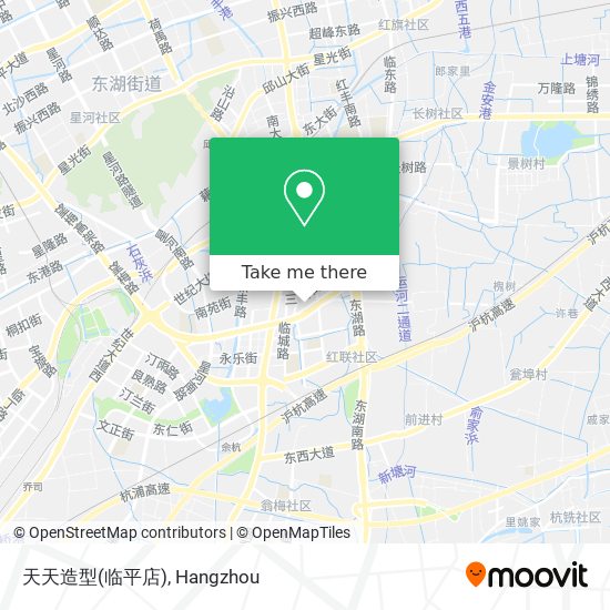 天天造型(临平店) map