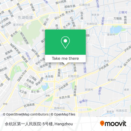 余杭区第一人民医院-5号楼 map