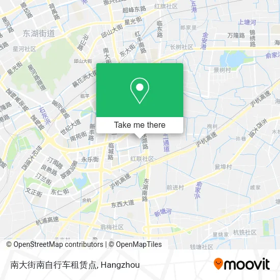 南大街南自行车租赁点 map