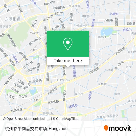 杭州临平肉品交易市场 map