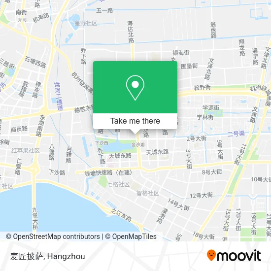 麦匠披萨 map