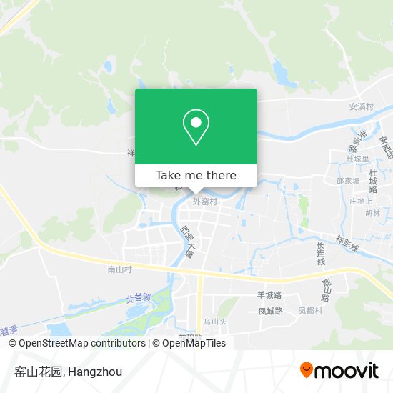 窑山花园 map