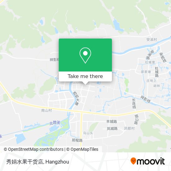 秀娟水果干货店 map