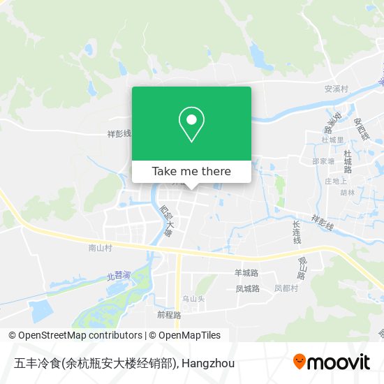 五丰冷食(余杭瓶安大楼经销部) map