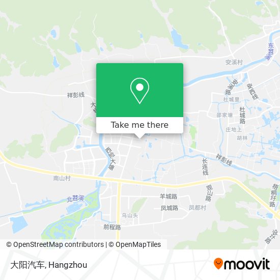 大阳汽车 map
