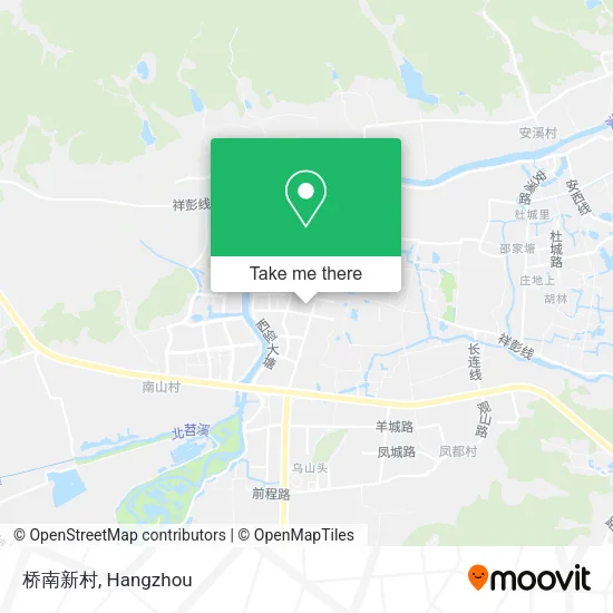 桥南新村 map