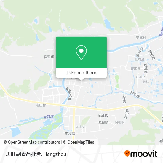 忠旺副食品批发 map