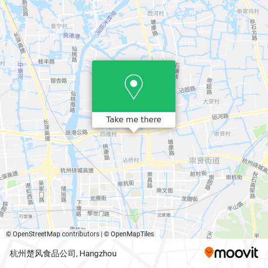 杭州楚风食品公司 map