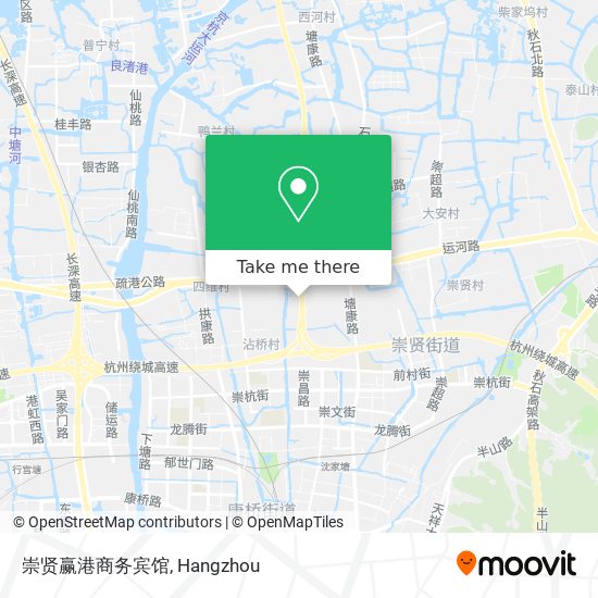 崇贤赢港商务宾馆 map