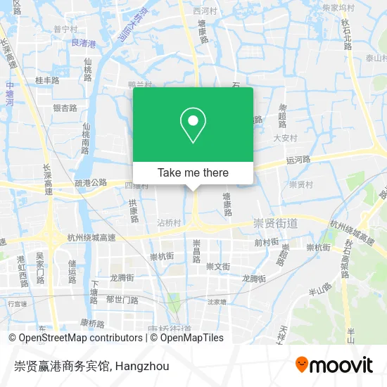 崇贤赢港商务宾馆 map