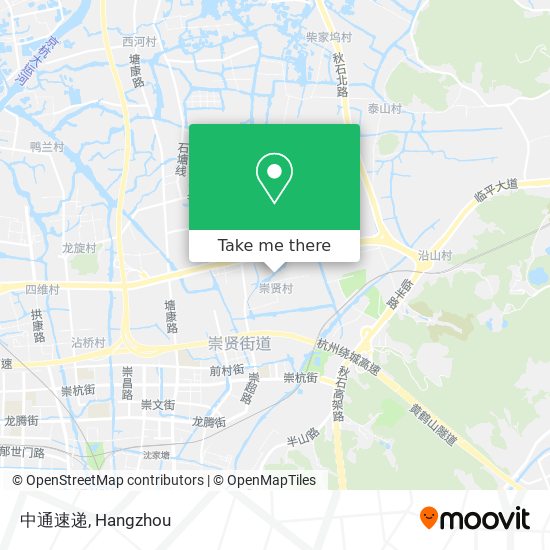 中通速递 map