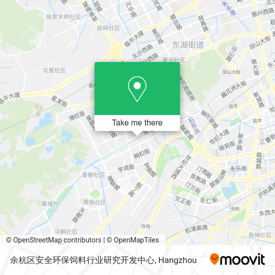 余杭区安全环保饲料行业研究开发中心 map