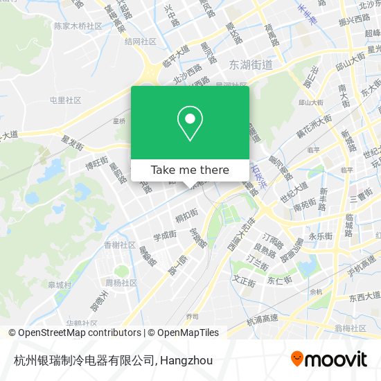 杭州银瑞制冷电器有限公司 map