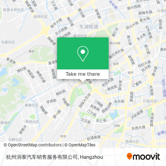 杭州润泰汽车销售服务有限公司 map