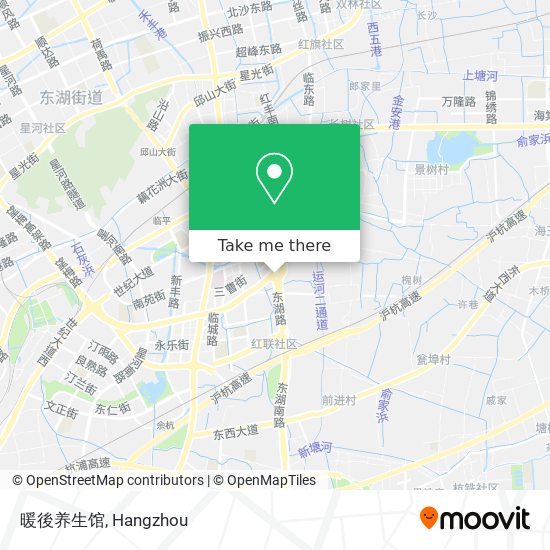 暖後养生馆 map