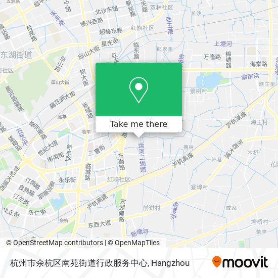 杭州市余杭区南苑街道行政服务中心 map