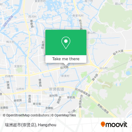 瑞洲超市(崇贤店) map