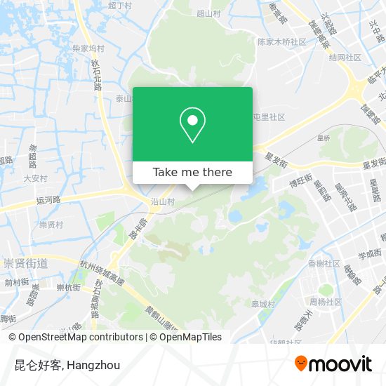 昆仑好客 map
