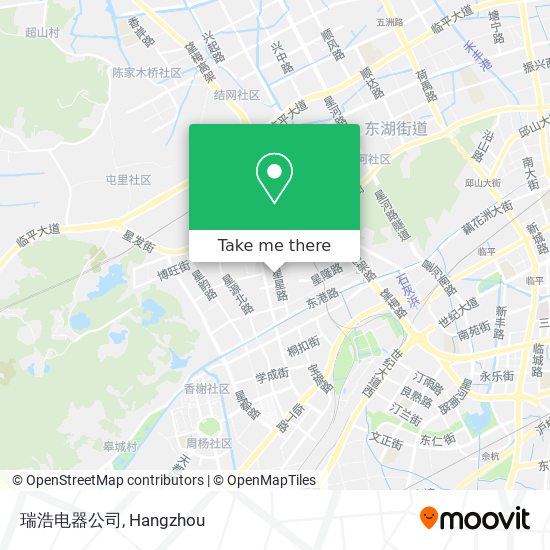 瑞浩电器公司 map