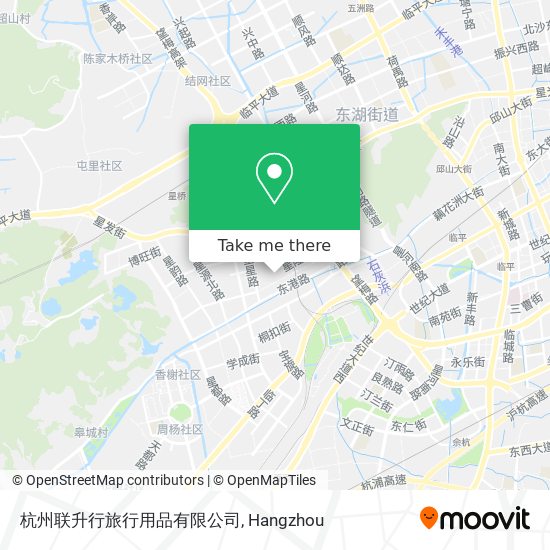 杭州联升行旅行用品有限公司 map