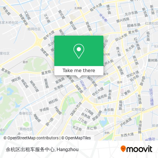 余杭区出租车服务中心 map