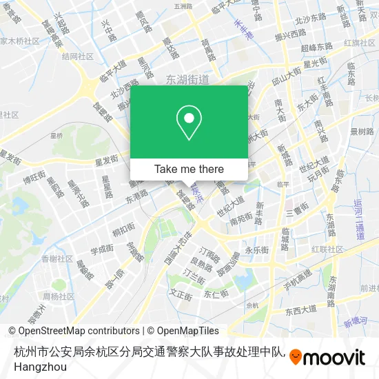 杭州市公安局余杭区分局交通警察大队事故处理中队 map