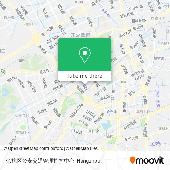 余杭区公安交通管理指挥中心 map