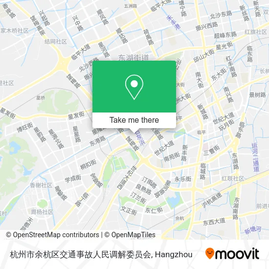 杭州市余杭区交通事故人民调解委员会 map