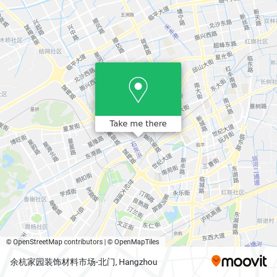 余杭家园装饰材料市场-北门 map