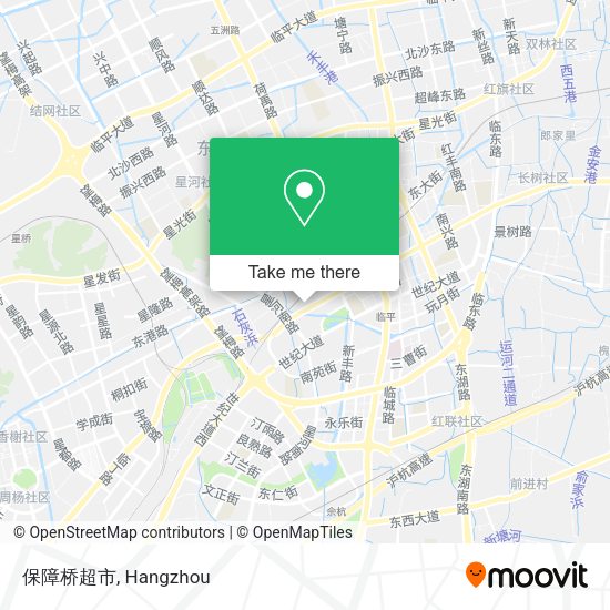 保障桥超市 map